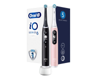Oral-B Szczoteczeka magnetyczna iO6 Duo (czarna + różowa) - 1131184 - zdjęcie 2